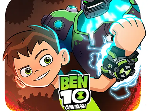 Ben 10 Omnirush – Jogo de ação e corrida baseado no desenho Ben 10. Corra, salte e enfrente inimigos alienígenas em uma aventura eletrizante com gráficos vibrantes e poderes do Omnitrix. Exclusivo do Kiz10 e totalmente gratuito.